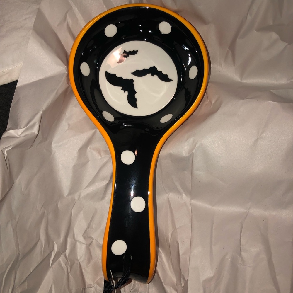 Halloween bat kitchen spoon rest